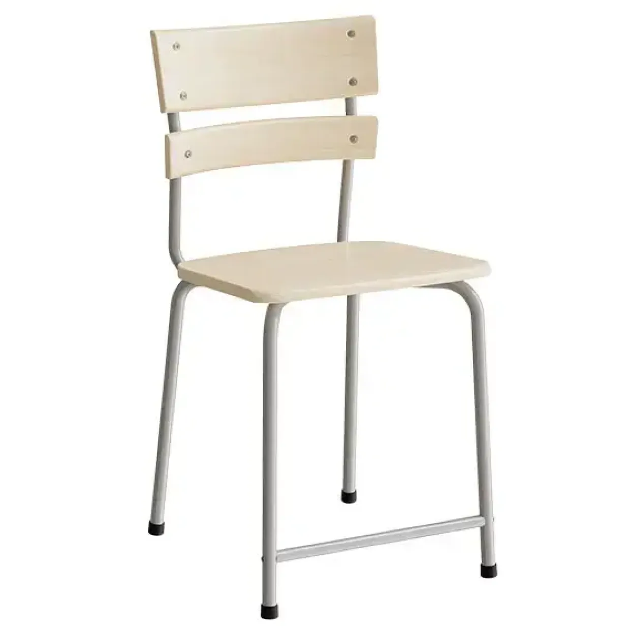 Stol Classic 156, massiv birk, alu stel