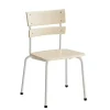 Stol Classic 151, massiv birk, hvidt stel