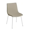 Stol Colt 10011 Beige tekstil, hvidt stel