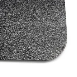 Stoleunderlag - Floortex Advantage - PVC - 90 x 120 cm - Uden pigge - Sort