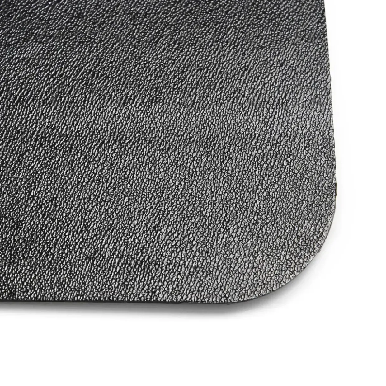 Stoleunderlag - Floortex Advantage - PVC - 90 x 120 cm - Uden pigge - Sort