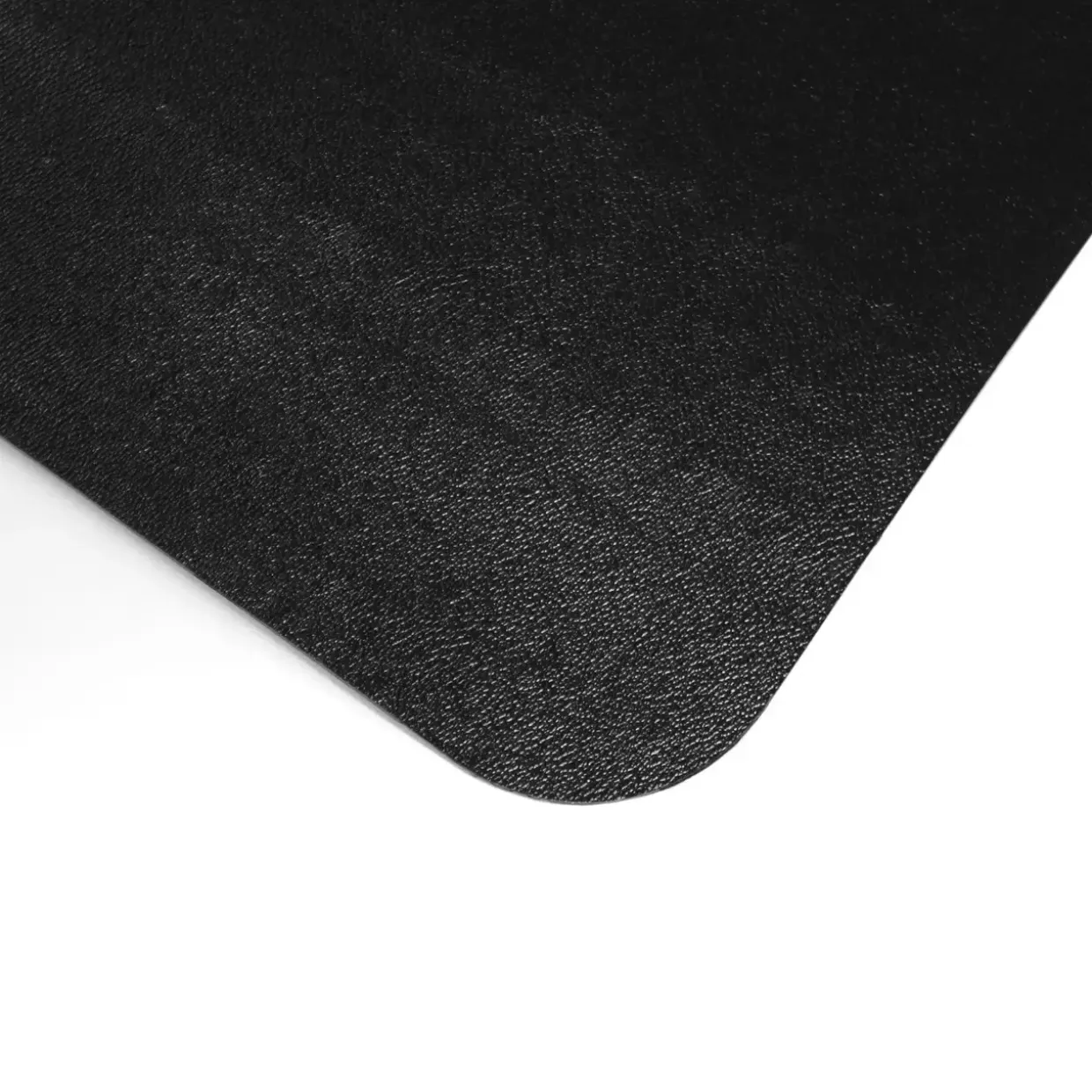 Stoleunderlag - Floortex Advantage - PVC - 90 x 120 cm - Uden pigge - Sort