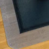 Stoleunderlag med ståmåtte - Matting - Yoga - sort og neutral - 120 x 150 cm