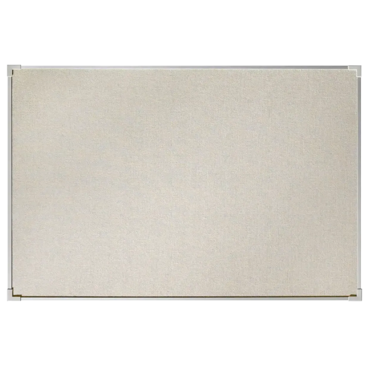 Stor opslagstavle 200 x 120 cm Lintex Boarder - naturstof med aluramme