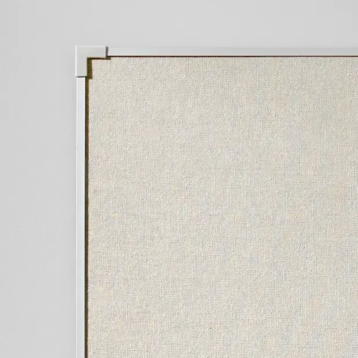 Stor opslagstavle 250 x 120 cm med aluramme Lintex Boarder - Naturstof