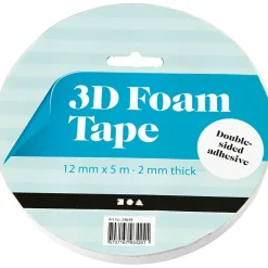 Stærk dobbeltklæbende tape - 12 mm x 5 m