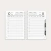 Studie dagkalender -Basic Stor - 179 mmx142 mm - Spiral - Grøn - 2026/2027 - Mayland - 27820000