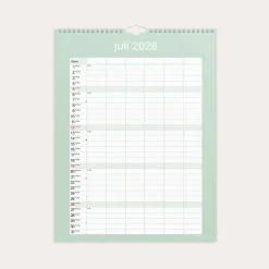 Studie Familiekalender Simply - 394 x 295mm - Væg - 2026/2027 - Mayland - 27808500
