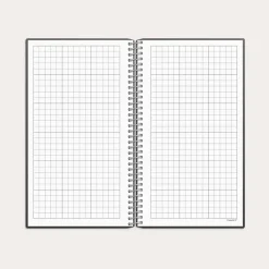Studie Lille Lærerkalender 172 x 110mm - matsort genbrugskarton spiral 2026/2027 - 27814000