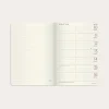 Studie ugekalender - A5 - Forma Deluxe - tværformat - brun kunstskind - 2026/2027 - Mayland - 27807070