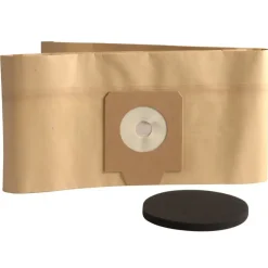 Støvsugerposer - Nilfisk GD930/VP930/UZ930 - Papir - Brun - 15 l - 1-rums - 10 stk