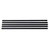 Sugerør Ø6x200 mm uden knæk Bionedbrydelig Papir Sort - 500 stk/ps