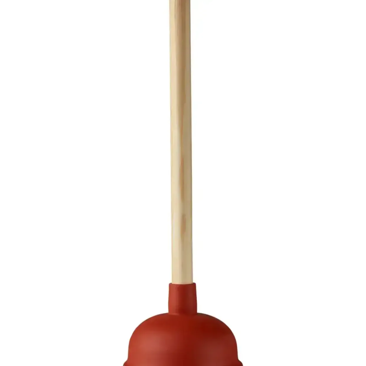 Svupper - Vaskesuger 40 cm - Ø13 cm - Brun - TPE gummi/træ