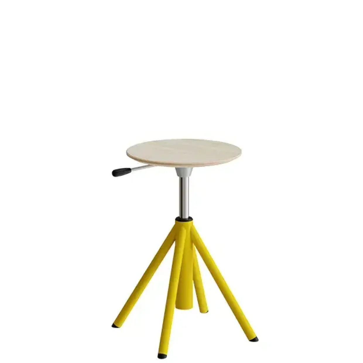 Taburet Atlas 2118 egelaminat uden vippefunktion gult stel