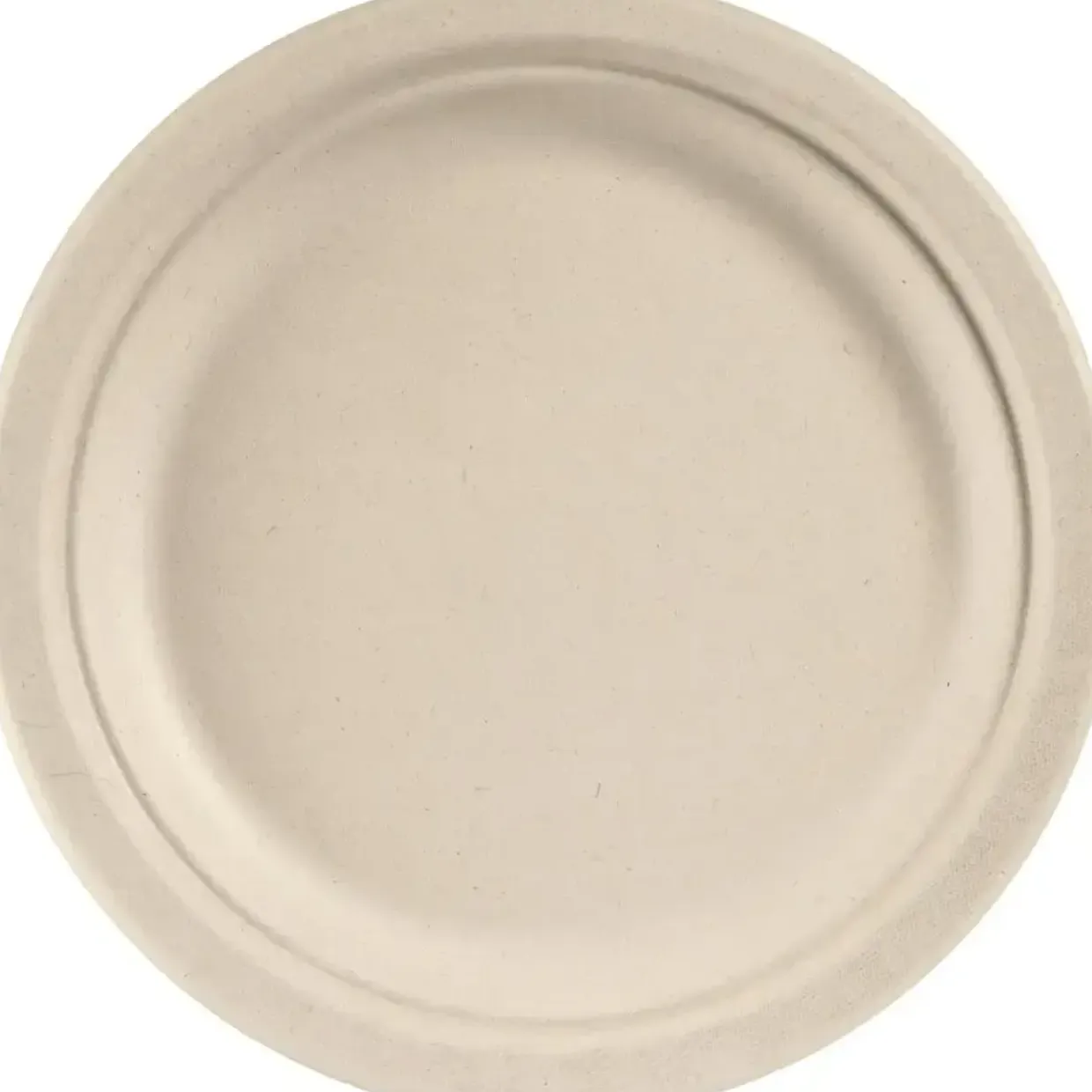 Tallerken Duni Ø22cm brun bagasse - 450 stk