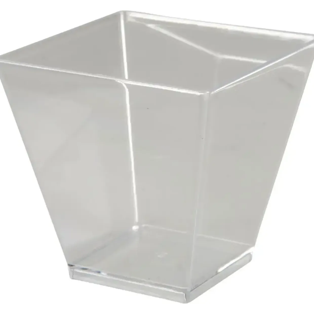 Tapatizers, ABENA Gastro, 59x59x59mm, 120 ml, klar, PS, firkantet - 500 stk