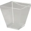Tapatizers – firkantede – 59 x 59 x 59 mm – 120 ml – klar PS – 500 stk<