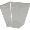 Tapatizers, 49x49x45mm, 60 ml, klar, PS, firkantet - 500 stk