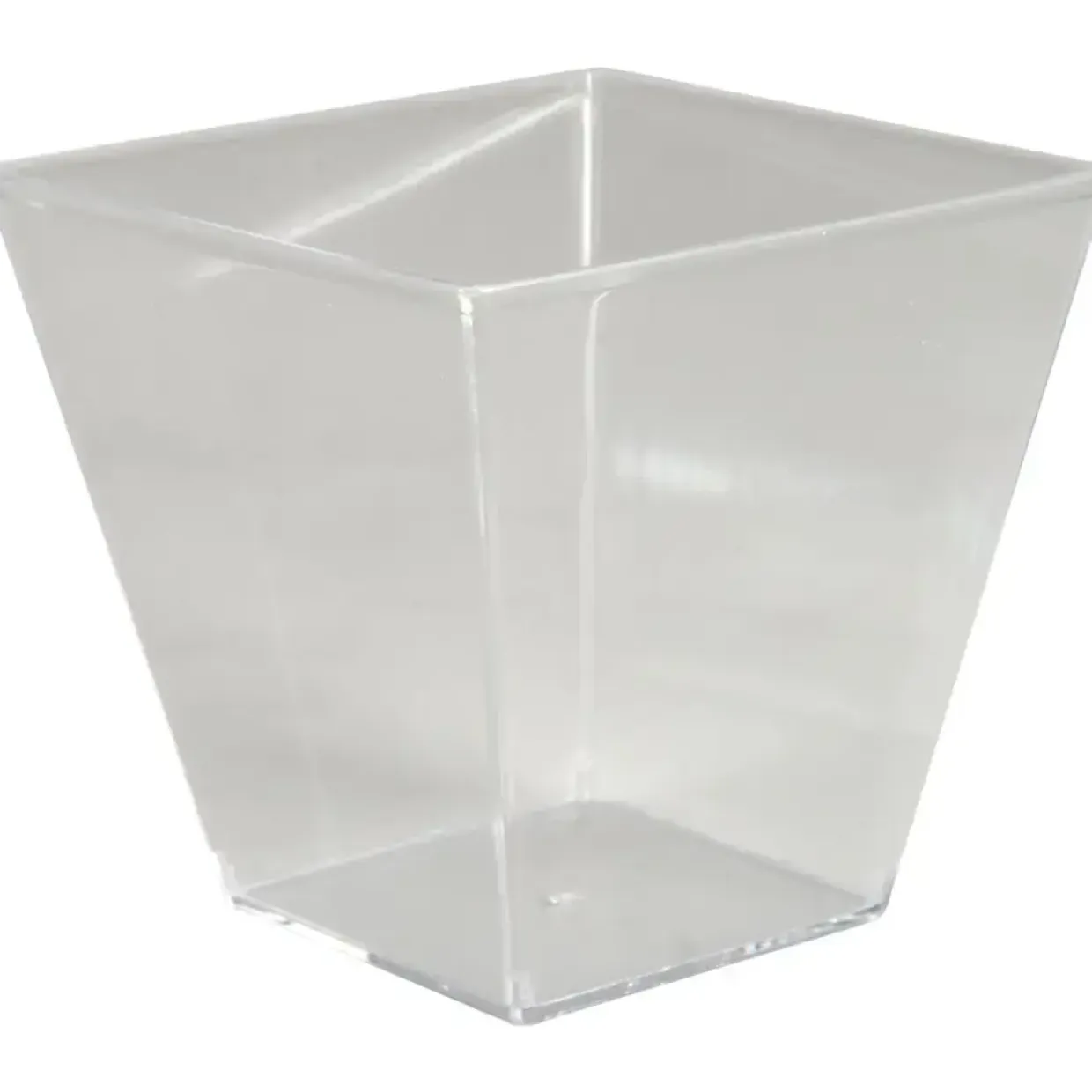 Tapatizers, 69x69x66mm, 200 ml, klar, PS, firkantet - 500 stk