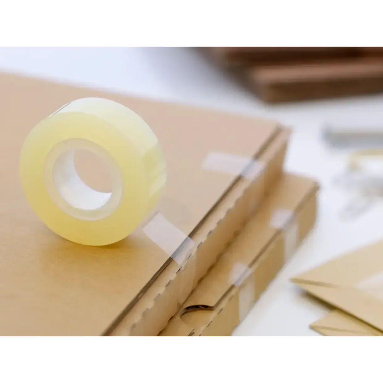 Tape Scotch kontortape - transparent - 10 stk