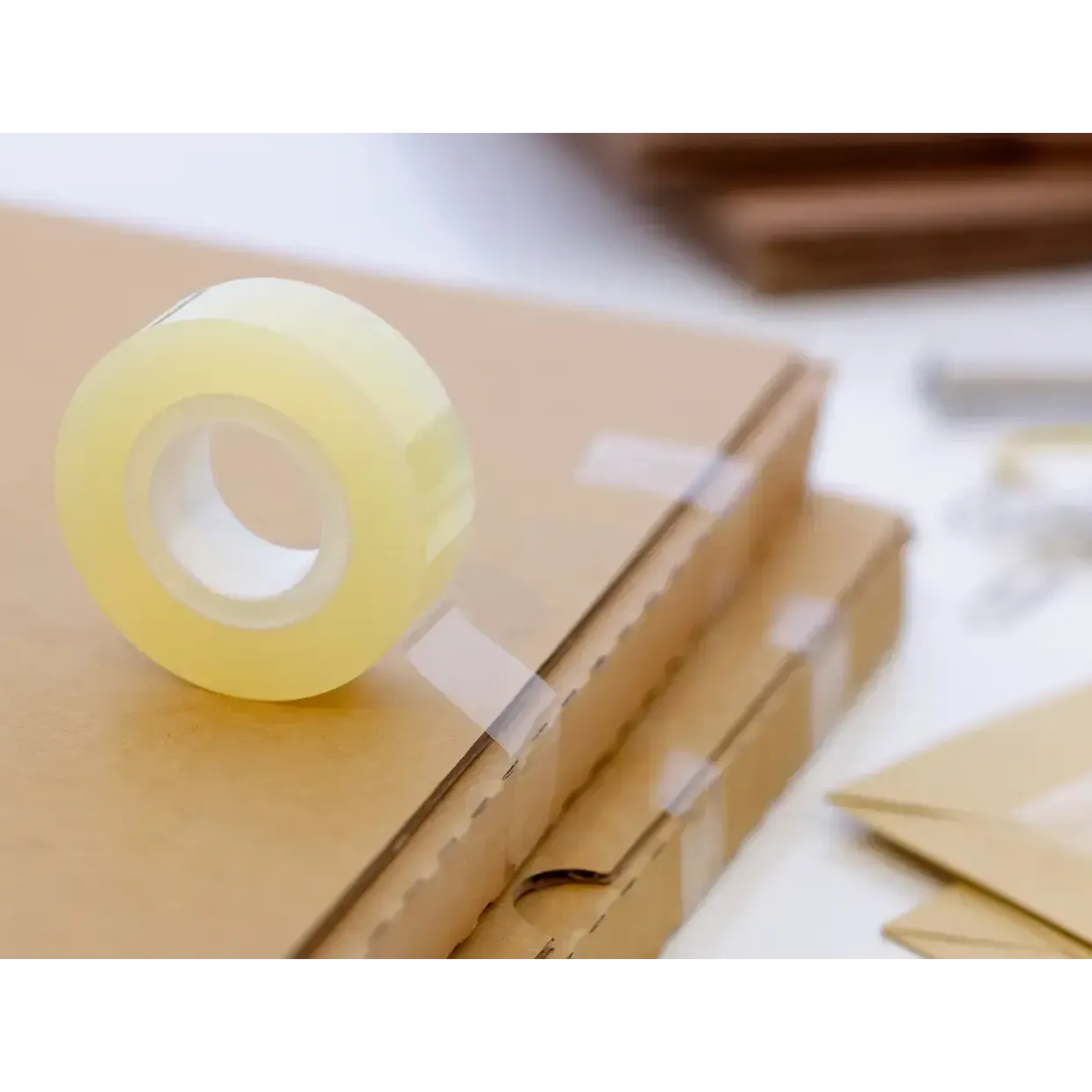 Tape Scotch kontortape - transparent - 10 stk