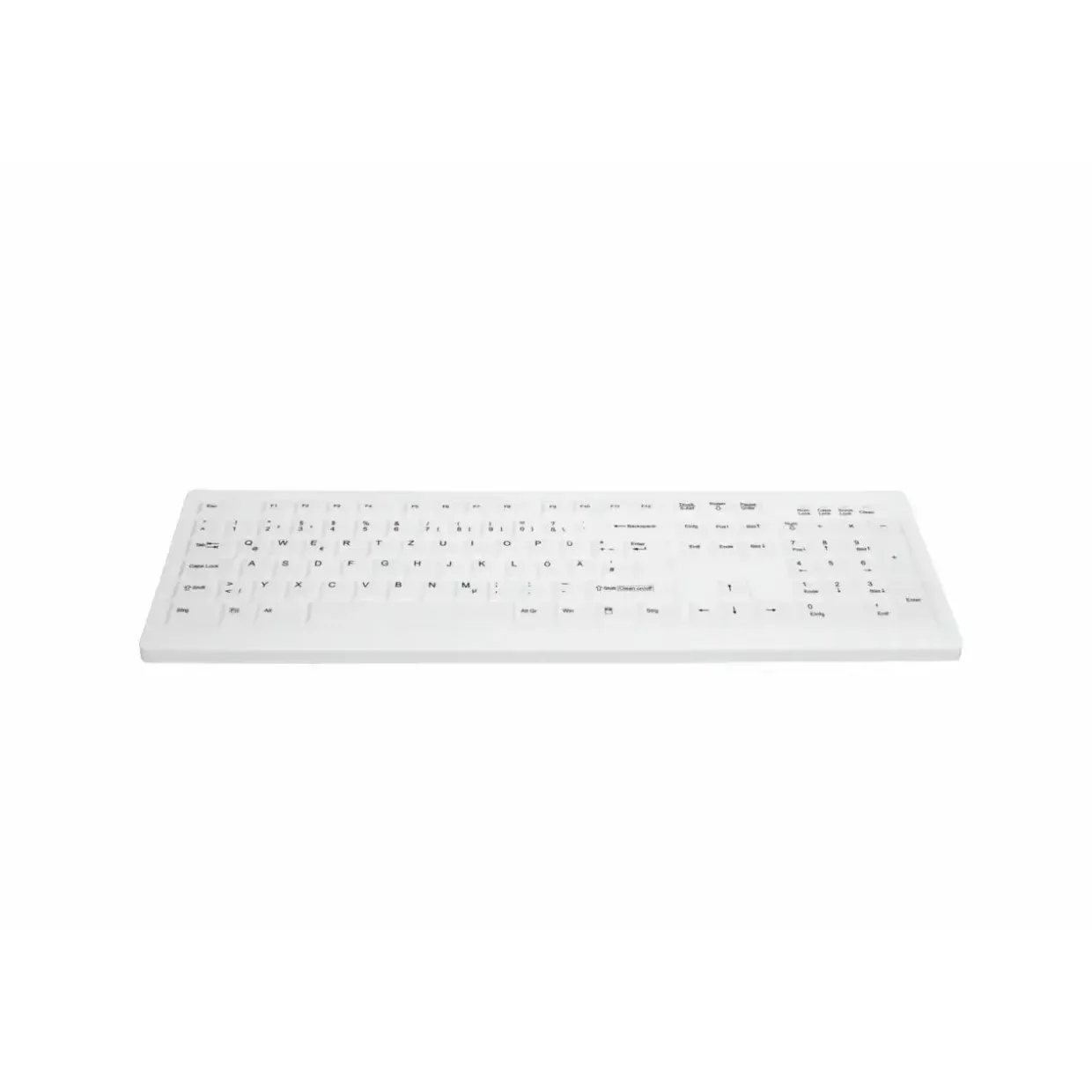 Tastatur, Cherry Active Key Hygiene Desktop Keyboard Sealed Watertight USB, White