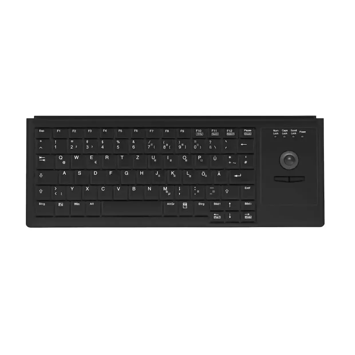 Tastatur Cherry Industrial Keyboard Compact TB Sort - Køb minimum 20 stk.