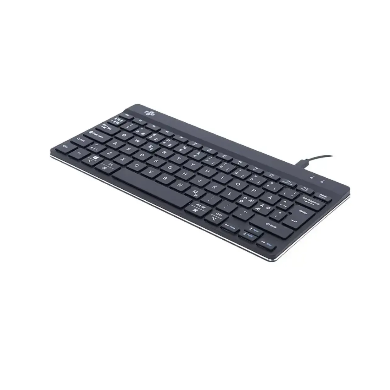 Tastatur R-Go Compact Break Keyboard, sort