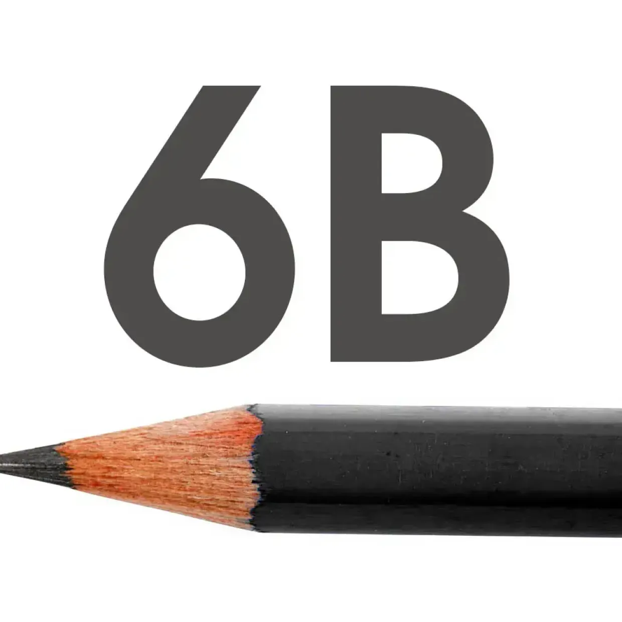 Tegneblyanter hårdhed 6B Art Design - 12 stk.