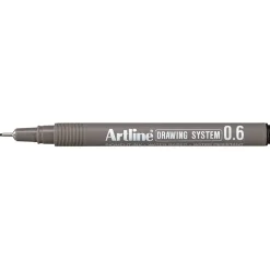 Tegnepen - Artline Drawing System 0.6 - Sort