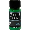 Tekstilfarve - Textile Solid brilliant grøn dækkende - 50ml