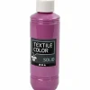 Tekstilfarve - Textile Solid fuchsia dækkende - 250ml