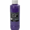 Tekstilfarve - Textile Solid lilla dækkende - 250ml