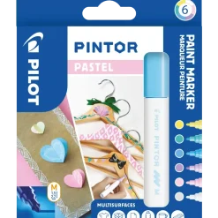 Tekstiltusch - Stentusch Pilot Pintor Medium Pastel Mix 1,4 ass (6)