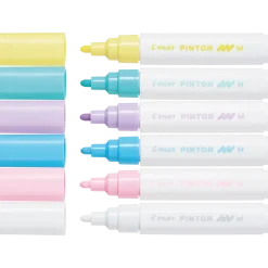Tekstiltusch - Stentusch Pilot Pintor Medium Pastel Mix 1,4 ass (6)
