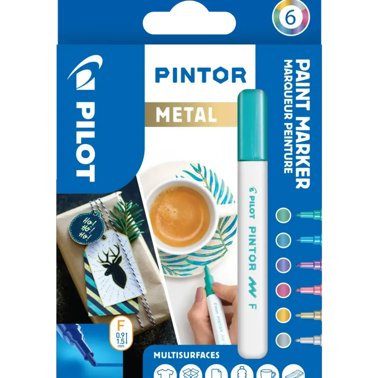 Tekstiltusch - Stentusch Pilot Pintor Fine Metal Mix 1,0ass (6)