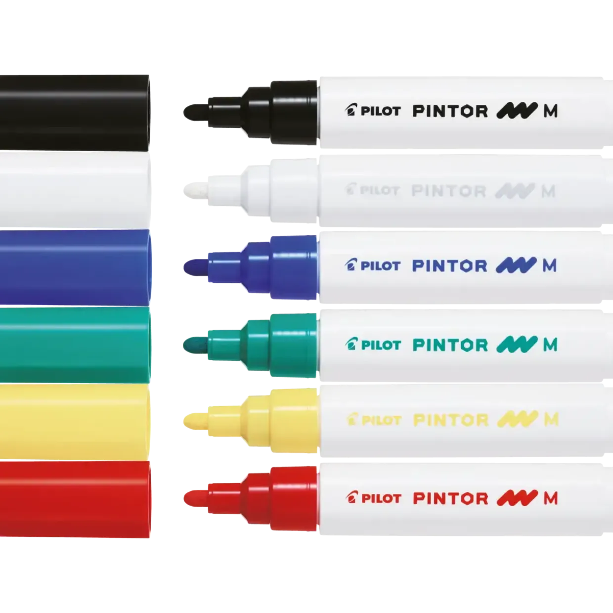 Tekstiltusser Pilot Pintor Medium Classic 1,4 ass - 6 stk