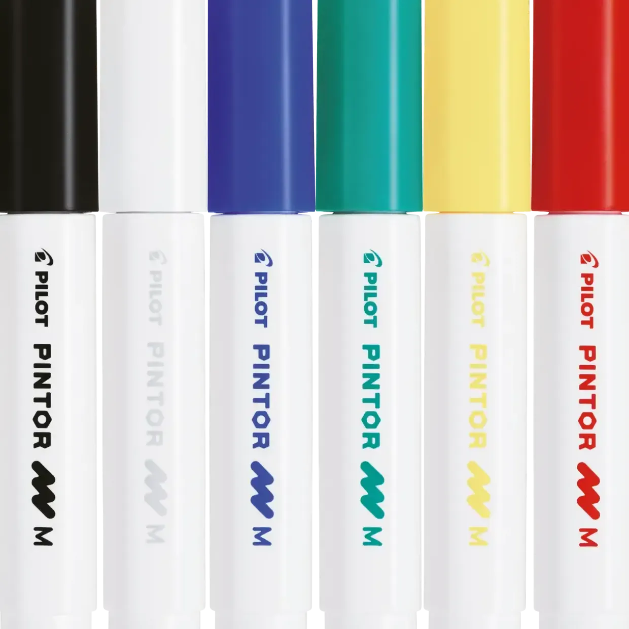 Tekstiltusser Pilot Pintor Medium Classic 1,4 ass - 6 stk