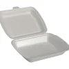 Termoboks, Abena Gastro, 24x20x7cm, hvid, XPS, 1-rums, med hængslet låg - 250 stk