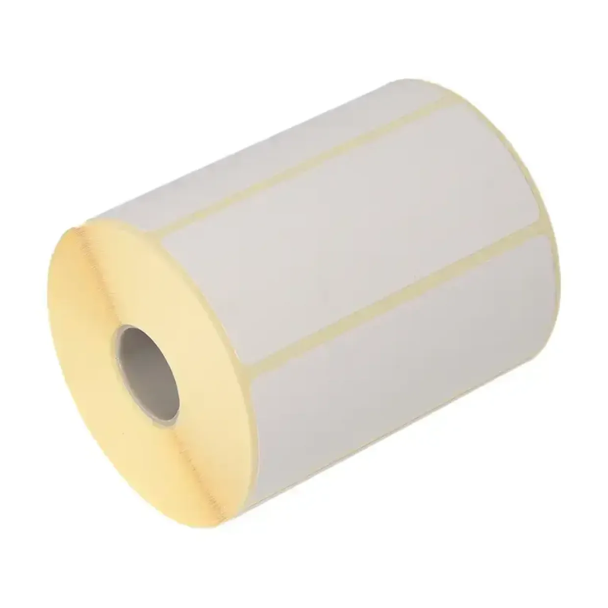 Termoetiket u/ tryk hvid ECO med perforering 102x192mm 350stk/rulle