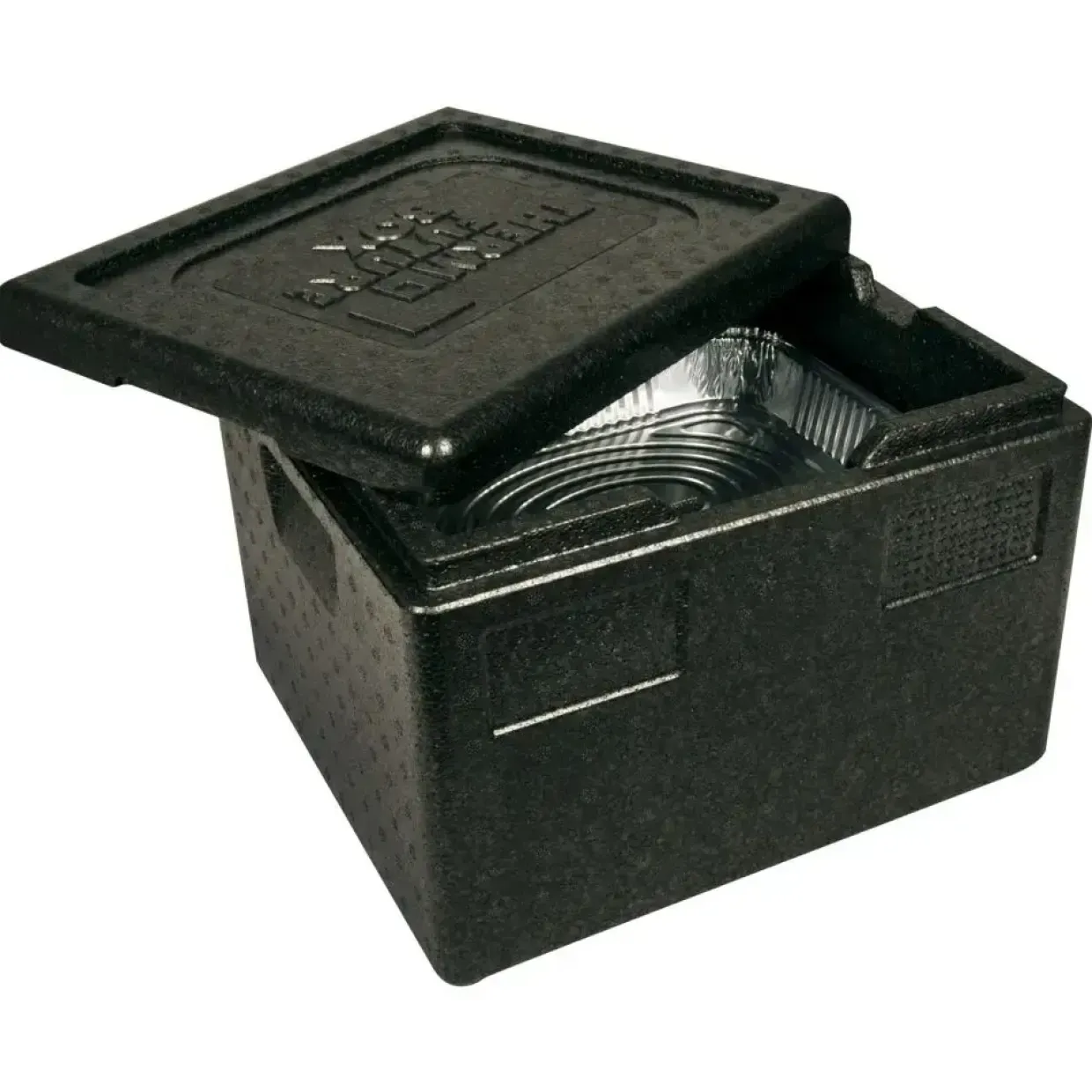 Termokasse - 1/2 Gastronorm - 19 l - EPP - Sort - 6 stk
