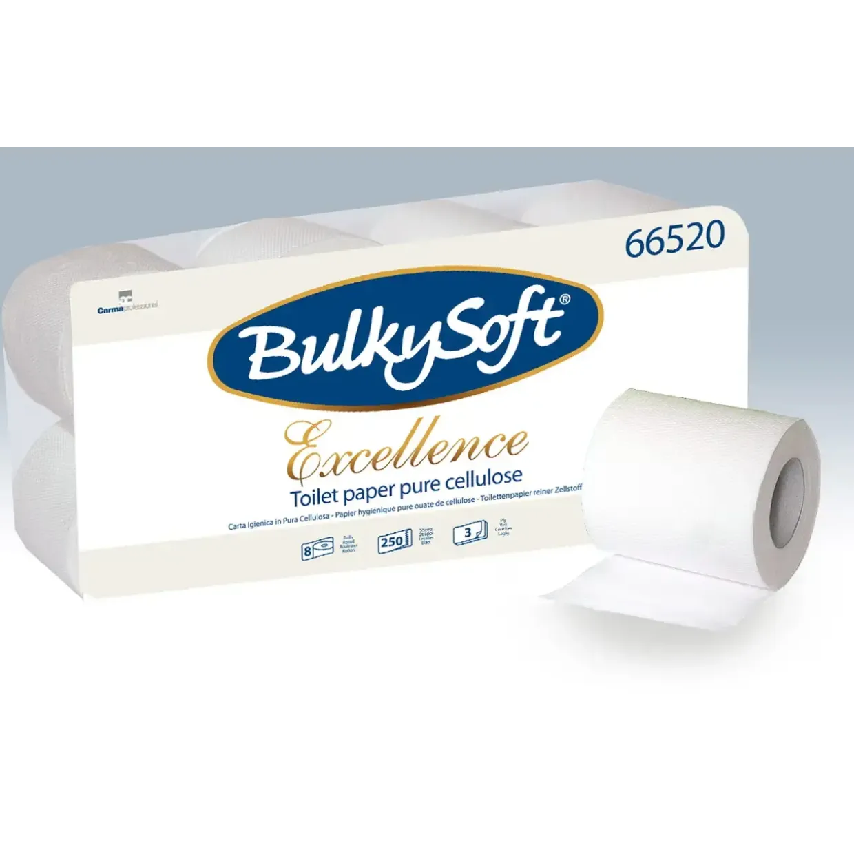 Toiletpapir BulkySoft 66520 Excellence 3 lags 29 meter - 72 ruller