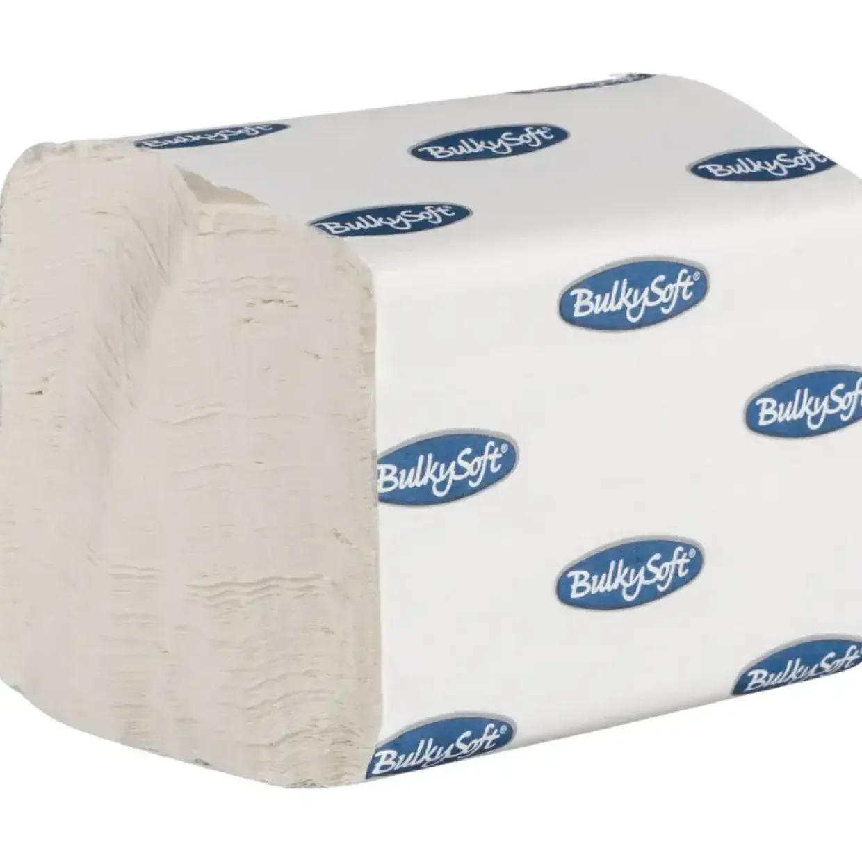 Toiletpapir i ark Bulkysoft 2-lags 19x11cm hvid 100% nyfiber - 36 pakker á 250 ark