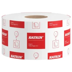 Toiletpapir, Katrin 106101, 2 lags, Classic, Gigant S, 200 meter - 12 ruller