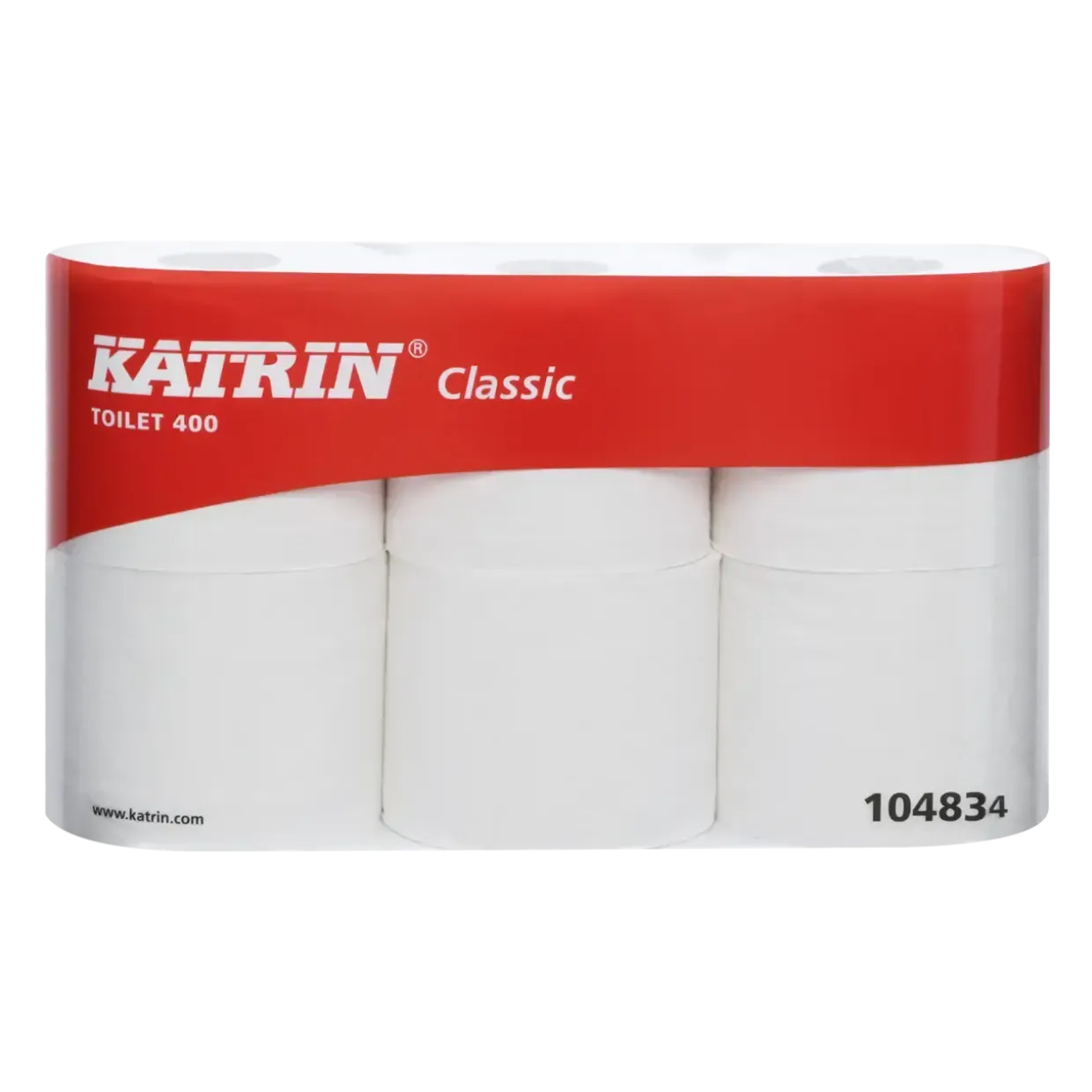 Toiletpapir, Katrin 104834, 2 lags Classic, 400 ark - 42 toiletruller