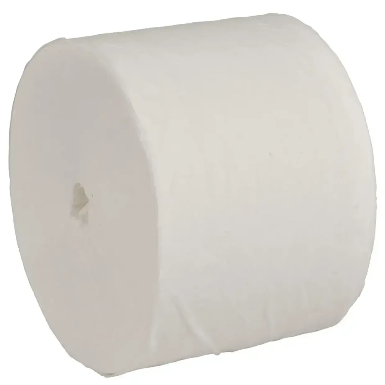Toiletpapir, neutral, 2-lags, 100m x 9cm, Ø13,3cm, hvid, nyfiber, uden hylse - 36 ruller
