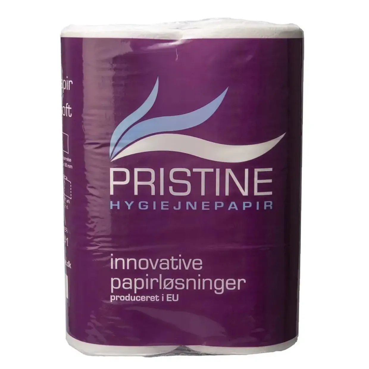 Toiletpapir Pristine Extra Soft 2-lag Ø11xB9.8cmxL48m Perforeret Nyfiber Hvid - 10 pk x 6 rl/krt