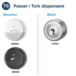Toilet papir Tork 472242 Advanced SmartOne - 6 toiletruller