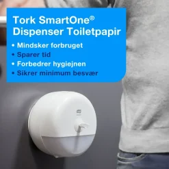 Toilet papir Tork 472242 Advanced SmartOne - 6 toiletruller