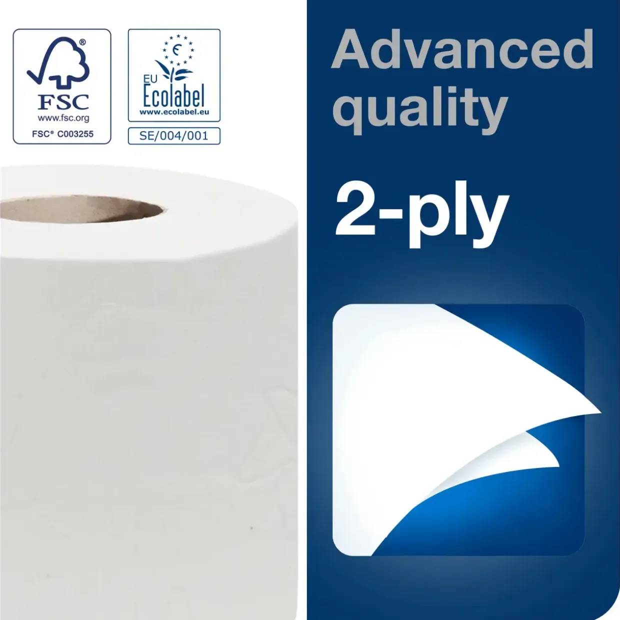 Toiletpapir Tork 120261 Advanced T4 2-lags - 24 ruller